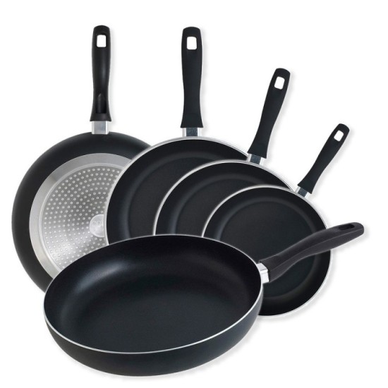Oryx Sartén Aluminio Antiadherente Basic, Alta Resistencia, Apta Inducción, Libre PFOA, Diámetro 22 cm, Espesor 3 mm, al por May