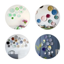 Cuelgaplatos Muelle Para platos de Ø 13 a 18 cm,