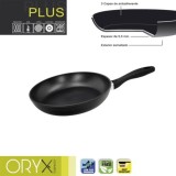 Oryx Sartén Aluminio Antiadherente Plus, Forjada, Apta Inducción, Libre PFOA, Diámetro 24 cm, Espesor 5 mm, al por Mayor | Almac