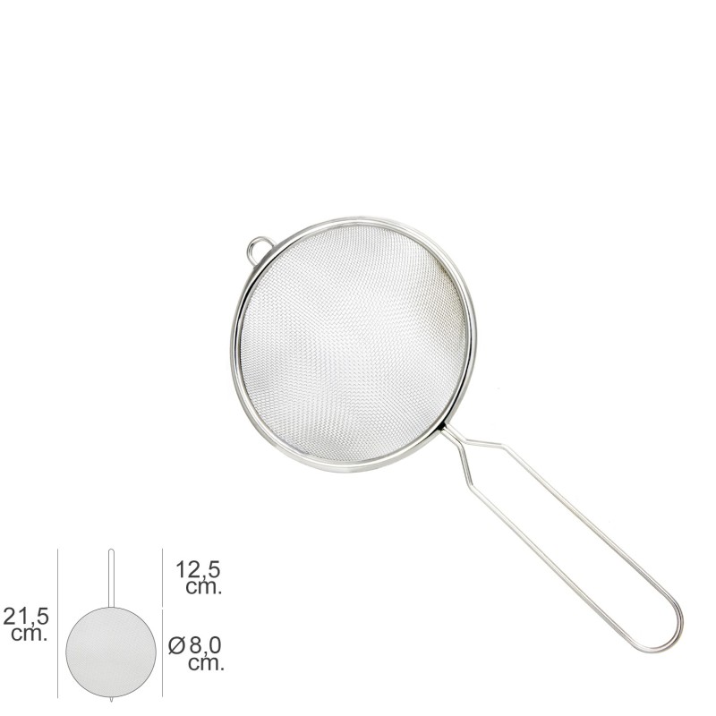 Colador Acero Inoxidable Basic Ø 8 x 21,5 (Alt,) cm,