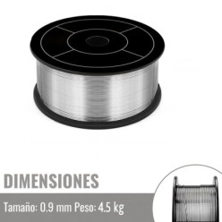 Hilo Soldar Con Anima 0,9 mm,(Bobina 4,5 Kg)