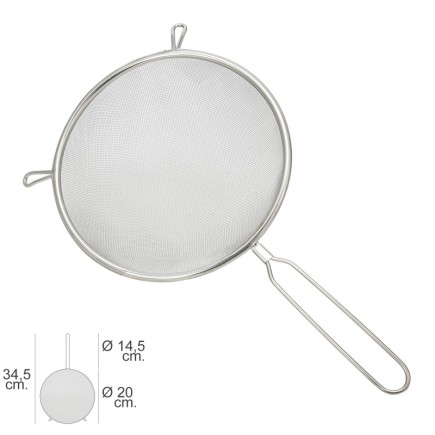 Colador Acero Inoxidable Basic Ø 20 x 34,5 (Alt,) cm,