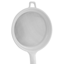 Colador Acero Inoxidable Ø 12,5 cm, Con Mango Plastico