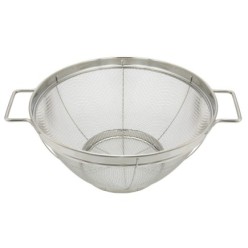 Escurridor Malla Acero Inoxidable Con Asas Ø 22 cm,