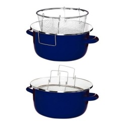 Cesta Freir Acero Inoxidable Con Asas Ø 20 cm,