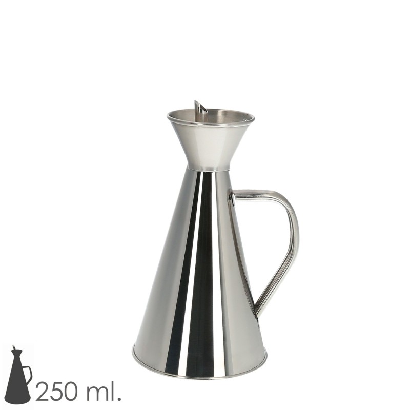 Aceitera  Acero Inoxidable Antigoteo 250 ml,