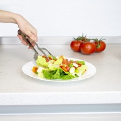 Pinzas Para Servir Acero Inoxidable  21 cm, Ideal para la cocina, servir ensaladas, servir carnes, pescados, etc,