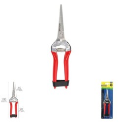 Tijeras Recolectoras 180 mm, 1 Mano P-1652, Hojas de Acero Inoxidable