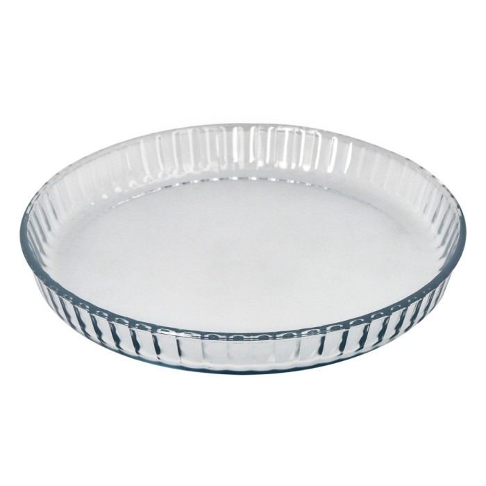 Molde Rizado Horno Cristal Borosilicato Ø 28 cm, Ideal Postres, Cocina, Resposteria, Tartas, Quiche, Libre BPA al por Mayor | Al