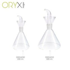 Aceitera De Cristal Con Sistema  Antigoteo, Capacidad 500 ml,