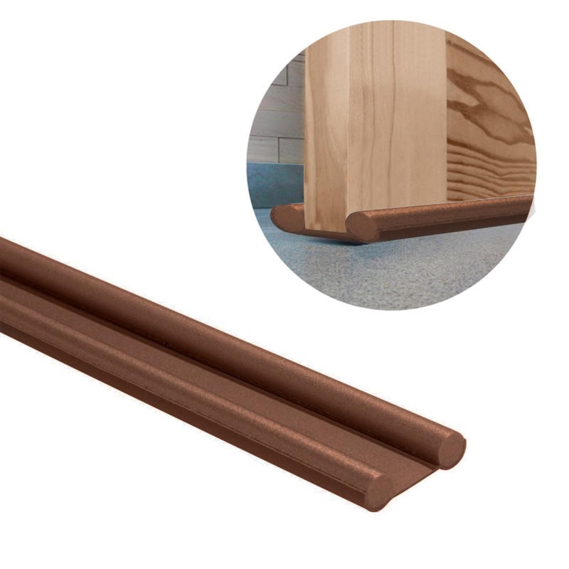 Burlete Puerta Espuma Marron Bajopuerta 95 cm,