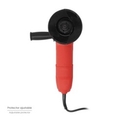 Amoladora Angular 500 Watt, Disco Ø 115 mm, 11,000 R,P,M, Mango 2 Posiciones Eje M14 Protector Disco Ajustable