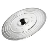 Tapadera Multiusos Acero Inoxidable Ø 32 cm, Uso Tapa Anti Salpicaduras y Escurridor, Tapadera Adpatable Diferentes Medidas al p