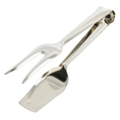 Pinzas Para Servir Acero Inoxidable  21 cm, Ideal para la cocina, servir ensaladas, servir carnes, pescados, etc,