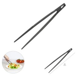 Pinzas De Cocina, Color Negro, Fabricadas en Nylon, 30cm,