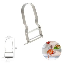 Pelador de Tomates Acero Inoxidable 6,7 x 11cm,