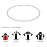 Junta De Silicona Para Olla Magefesa  Ø22cm Olla Express Magefesa Star / Inoxtar / Castel / Star Plié, Recambio Original al por 