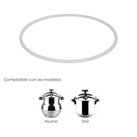 Junta De Silicona Para Olla Magefesa Ø26cm Olla Express Magefesa Alustar / Star / Inoxtar, Recambio Original, al por Mayor | Alm