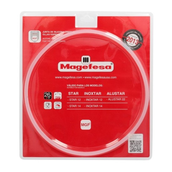 Junta De Silicona Para Olla Magefesa Ø26cm Olla Express Magefesa Alustar / Star / Inoxtar, Recambio Original, al por Mayor | Alm