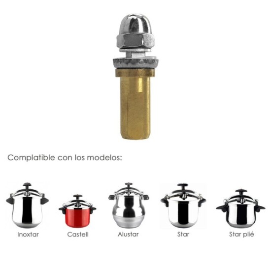 Cono y Husillo Para Olla Rápida Magefesa Star Inoxtar / Castell / Alustar / Star / Star Plié, Recambio original, al por Mayor | 