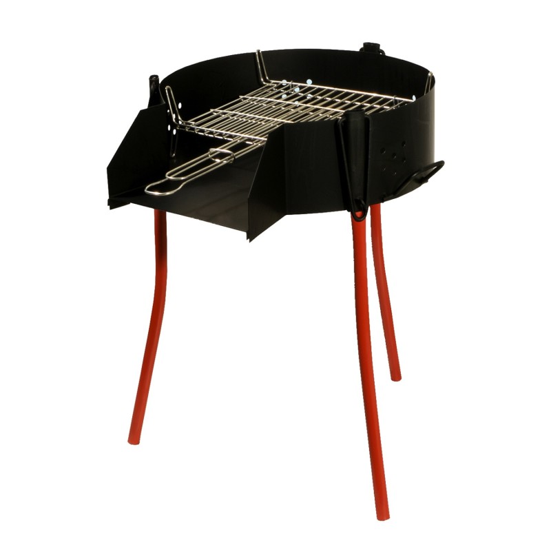 Barbacoa Rustica Multiusos Ø 60 cm, Valida Para Carbon, Leña y Paelleros,