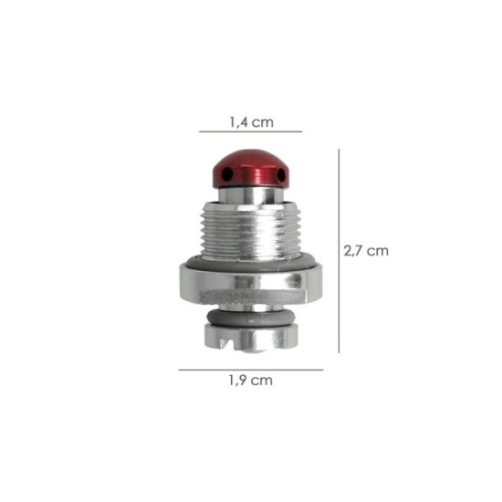 Valvula De Seguridad Compatible Con Olla A Presión Súper Rápida Magefesa Nova, Nova Pro, Prisma y Astra, Recambio oficial al por