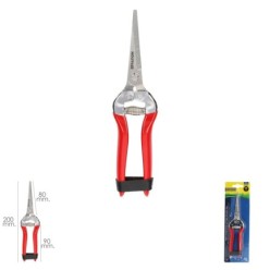 Tijeras Recolectoras 200 mm, 1 Mano P-1802, Hojas de Acero Inoxidable,