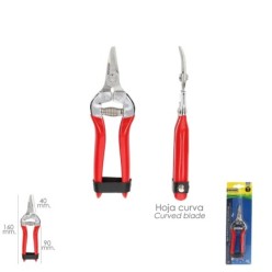 Tijeras Recolectoras 160 mm, 1 Mano P-1302, Acero Inoxidable,