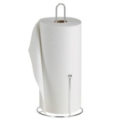 Portarrollos Papel Cocina Vertical, Cromado, 13x29 cm,