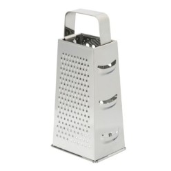 Rallador Acero Inoxidable, 4 Cortes Diferentes, Vertical,