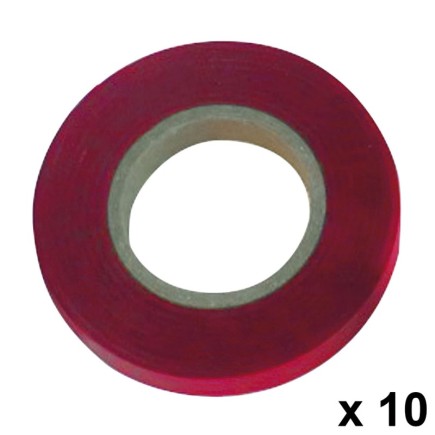 Cinta Para Atadora 11 x 0,15 mm, x 26 metros Rojo (Pack 10 Rollos)