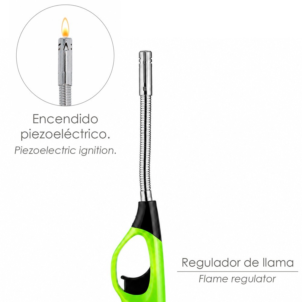 Encendedor Cocina Gas Con Llama Tubo Flexible 280 mm, al por Mayor | Almacén de Ferretería