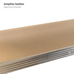 Modulo Estanteria Montaje Rápido Sin Tornillos 90x40x180 cm, (5 Bateas)