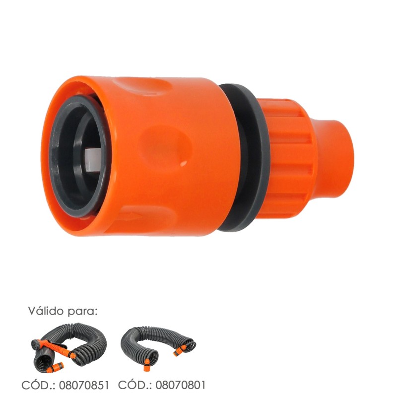 Conector Manguera Tubo Autoenroscable 10x12 mm,