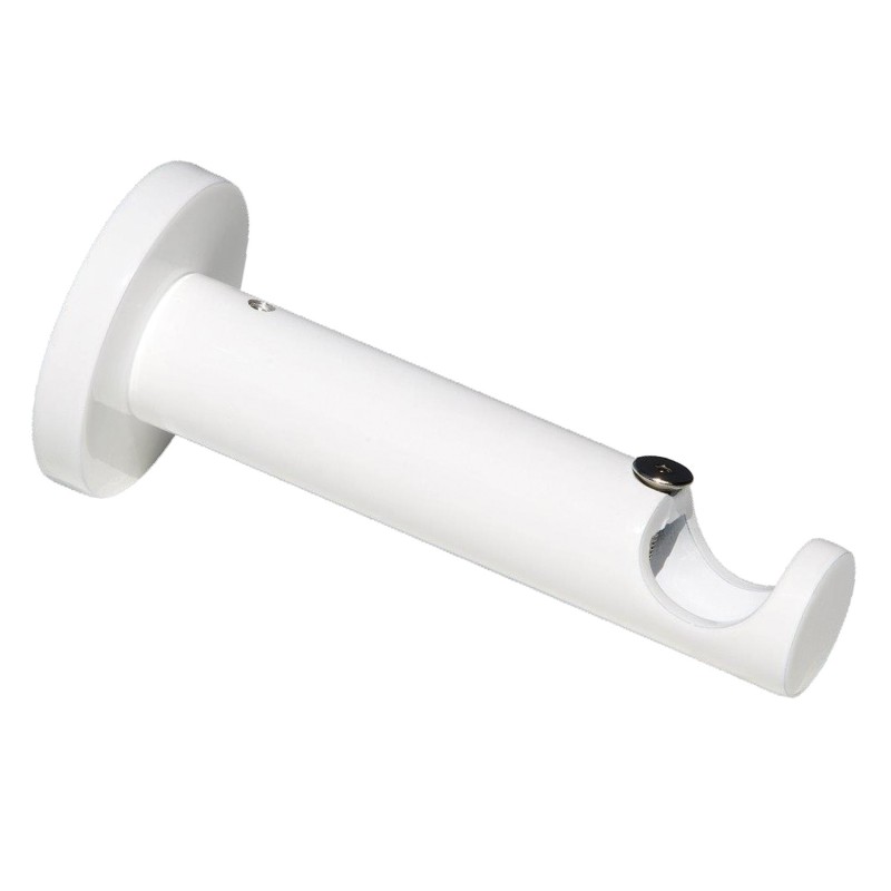 Soporte Zirconio Central Para Barras Ø 20 mm, Acabado Blanco