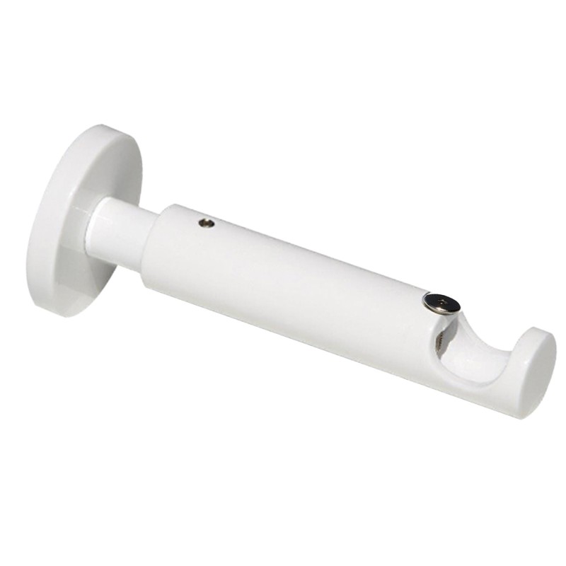 Soporte Zirconio Extensible Para barras Ø 20 mm, Acabado Blanco