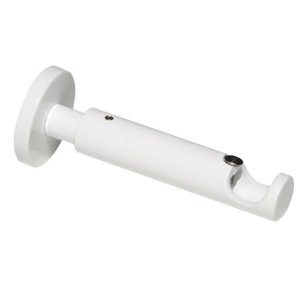 Soporte Zirconio Extensible Para barras Ø 20 mm, Acabado Blanco
