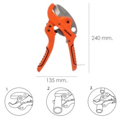 Tijeras Cortadora de Tubos Ø 42 mm,