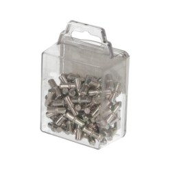 Soporte de Metalico Con Anclaje 5 Ø mm, Para Estanterias / Estantes (Caja 100 Unidades)