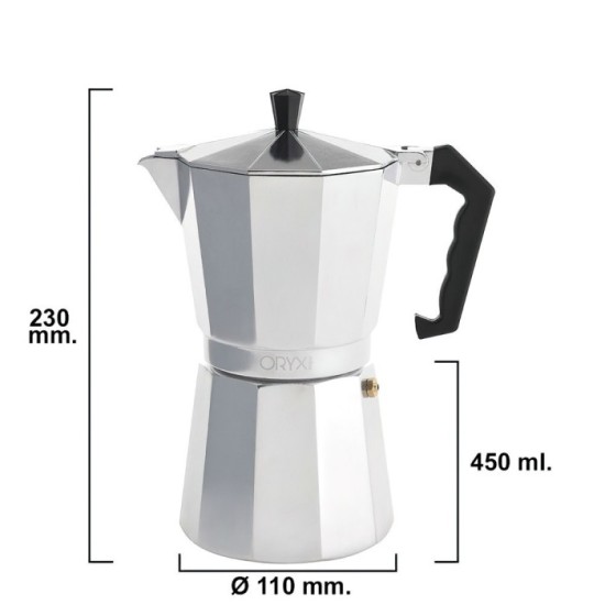 Cafetera Aluminio 9 Tazas (450 ml,) Classic al por Mayor | Almacén de Ferretería