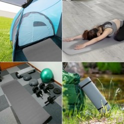 Colchoneta Espuma Camping / Gimnasio / Yoga / Ejercicio 180 x 50 cm,