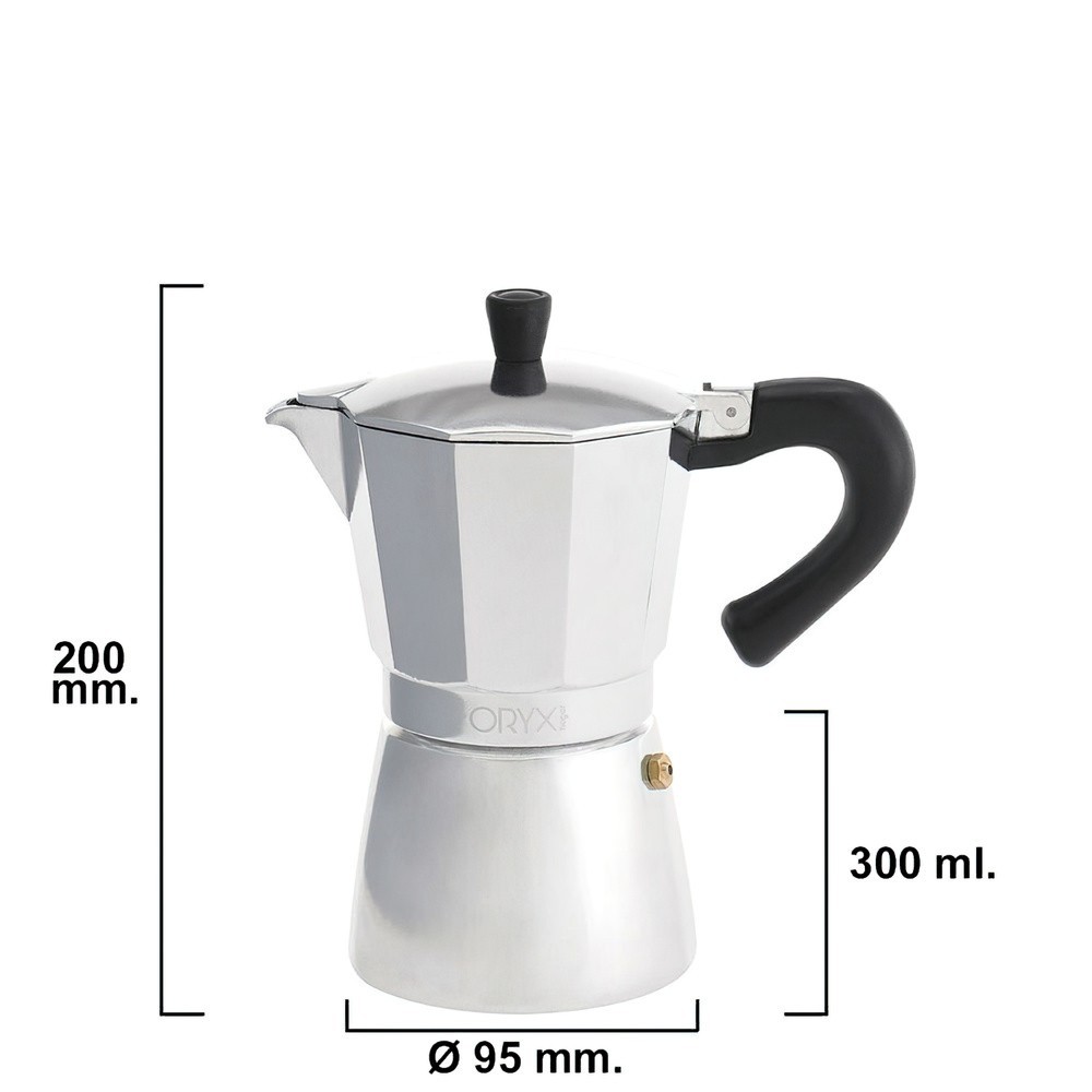 Cafetera Inducción Aluminio 6 Tazas (300 Ml,) al por Mayor | Almacén de Ferretería