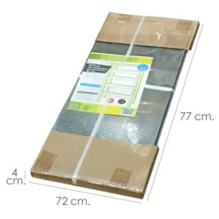 Estanteria Acero Galvanizado con 5 Baldas 150x75x30 cm, Baldas ajustables, Peso maximo 150 Kg,