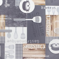 Mantel Hule Rectangular Cuisin, Impermeable Antimanchas PVC 140 cm, x 20 metros, Rollo Recortable, Interior y Exterior