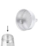 Embudo Cafetera Aluminio Classic / Inducción 3 Tazas al por Mayor | Almacén de Ferretería