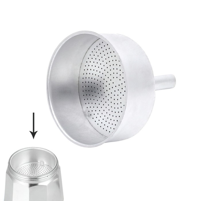 Embudo Cafetera Aluminio Classic / Inducción 9 Tazas al por Mayor | Almacén de Ferretería