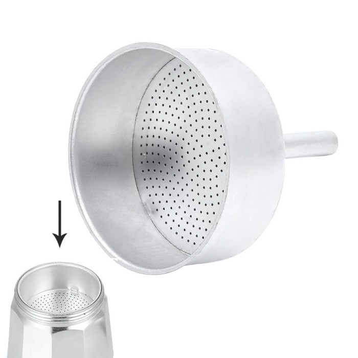 Embudo Cafetera Aluminio Classic / Inducción 12 Tazas al por Mayor | Almacén de Ferretería