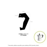 Mango Cafetera Alumino Classic 2 y 3 Tazas al por Mayor | Almacén de Ferretería