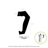 Mango Cafetera Alumino Classic 6 Tazas al por Mayor | Almacén de Ferretería
