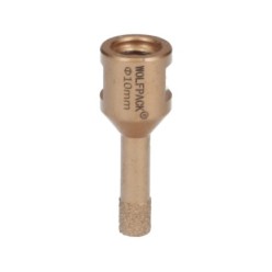 Corona Diamante Para Amoladora Ø 10 mm, Conexión Rosca M14, Corte Seco
